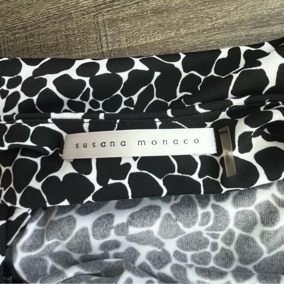 Susana Mónaco Black and White Dress Size M - Picture 7 of 12